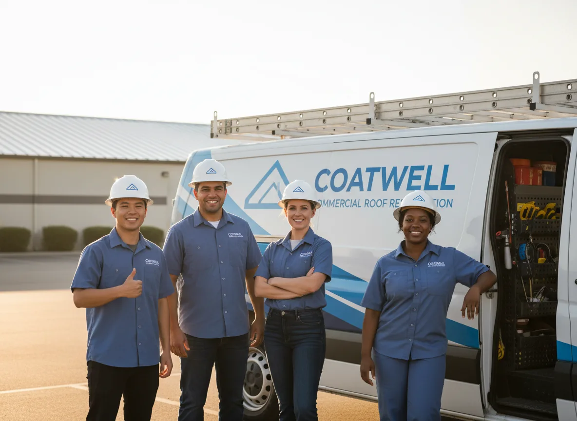Commercial roof coating company in Potts Camp, MS